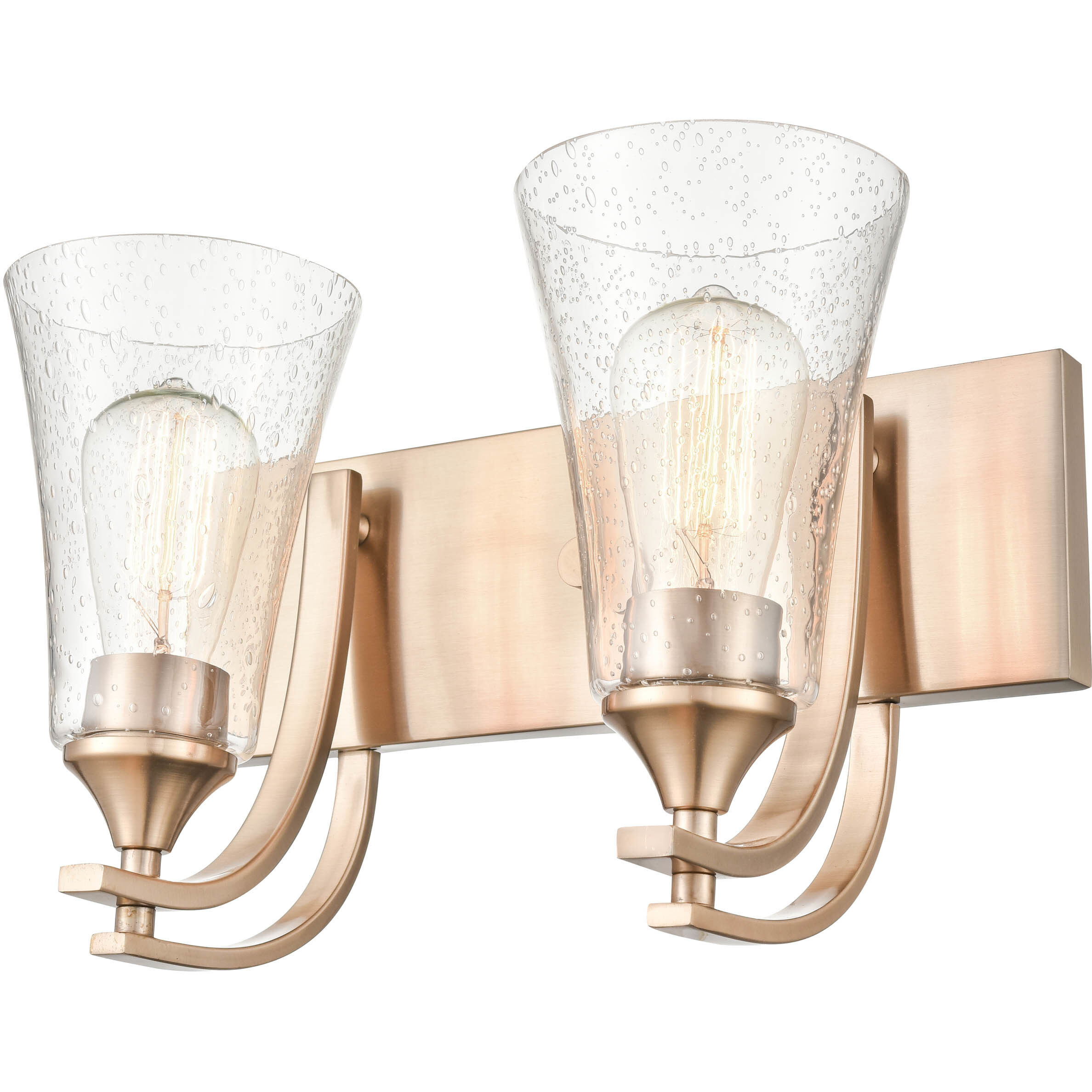 Natalie 2 Light 14.5 inch Modern Gold Vanity Light Wall Light